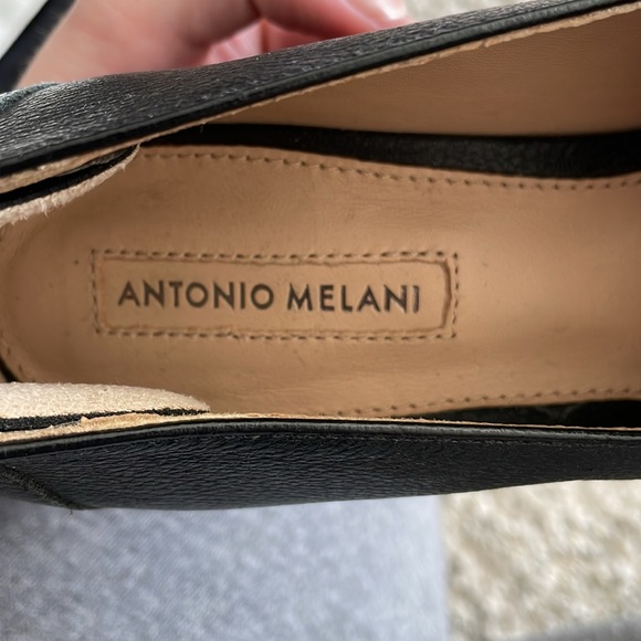 Antonio Melani Black Leather Sole Shoes - Gently Used - Picture 9 of 10